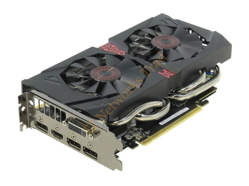 AS-S960DO4 ASUS nVidia GeForce GTX 960 4GB GDDR5 128-Bit DVI-I/ HDMI/ 3x DisplayPort PCI Express 3.0 Video Graphics Card