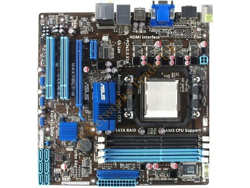 AS04M4A78LT01 ASUS M4a78lt-m Le AMD 760g Am3 DDR3 Radeon 3000 PCI Express Gb Matx- Motherboard