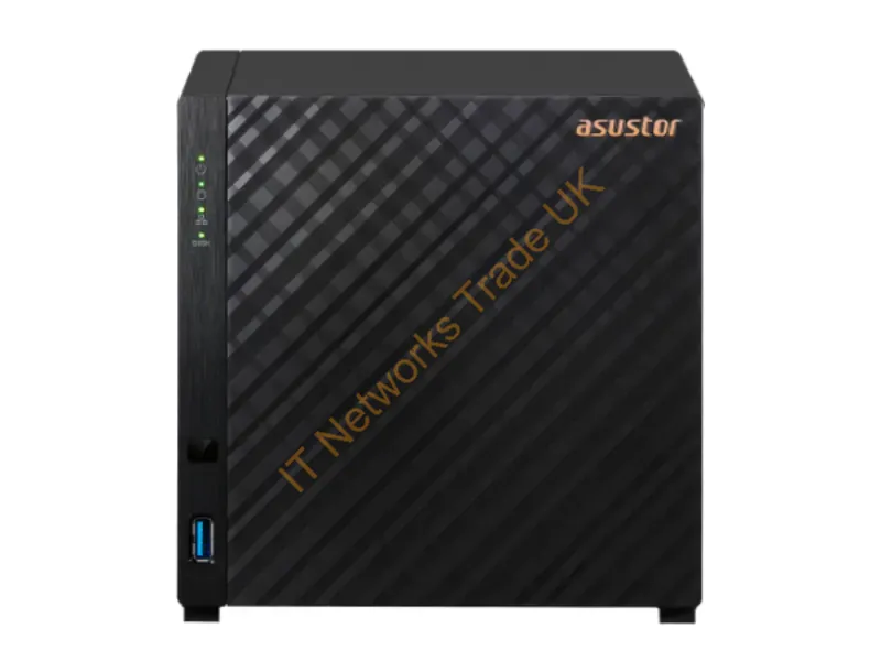 AS1204T - Asustor As1204T Nas Tower Realtek Rtd1619B 1 Gb Ddr4 0 Tb Adm Black
