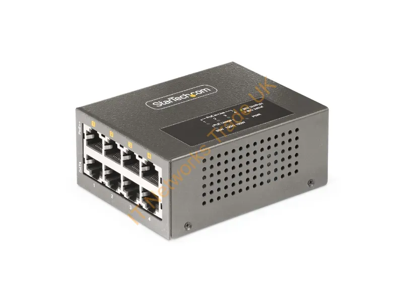 AS445C-POE-INJECTOR - Startech.Com As445C-Poe-Injector Poe Adapter 2.5 Gigabit Ethernet, 5 Gigabit Ethernet, Fast Ethernet, Gigabit Ethernet