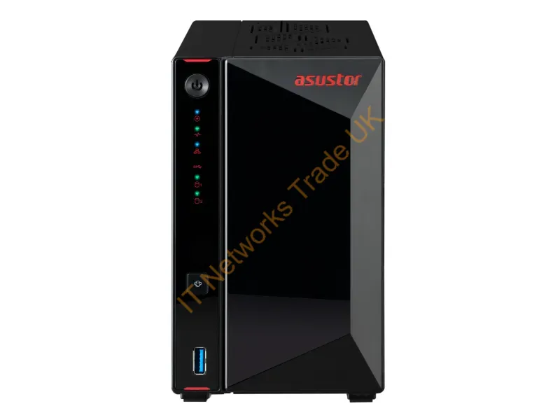 AS5402T - Asustor As5402T Nas/Storage Server Intel Celeron N5105 4 Gb Ddr4 0 Tb Adm Black
