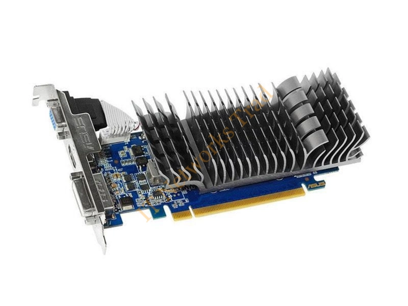 AS610D3CM ASUS nVidia GeForce GT 610 2GB GDDR3 VGA/ HDMI/ DVI PCI Express Low Profile Video Graphics Card