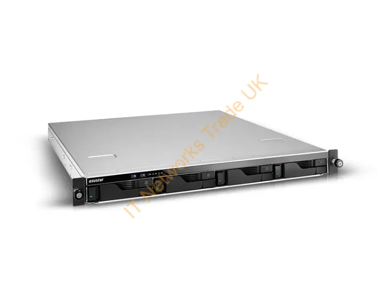 AS6504RD - Asustor Lockerstor 4Rd Nas Rack (1U) Intel Atom C3538 8 Gb Ddr4 Gray