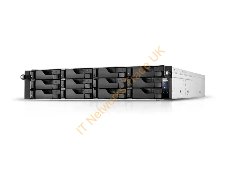 AS6512RD - Asustor As6512Rd Nas Rack (2U) Intel Atom C3538 8 Gb Ddr4 0 Tb Adm Black