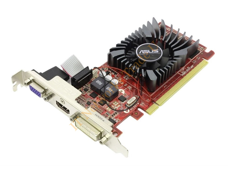 AS7242GL ASUS AMD Radeon R7 240 2GB DDR3 VGA/ DVI/ HDMI PCI Express Low Profile Video Graphics Card