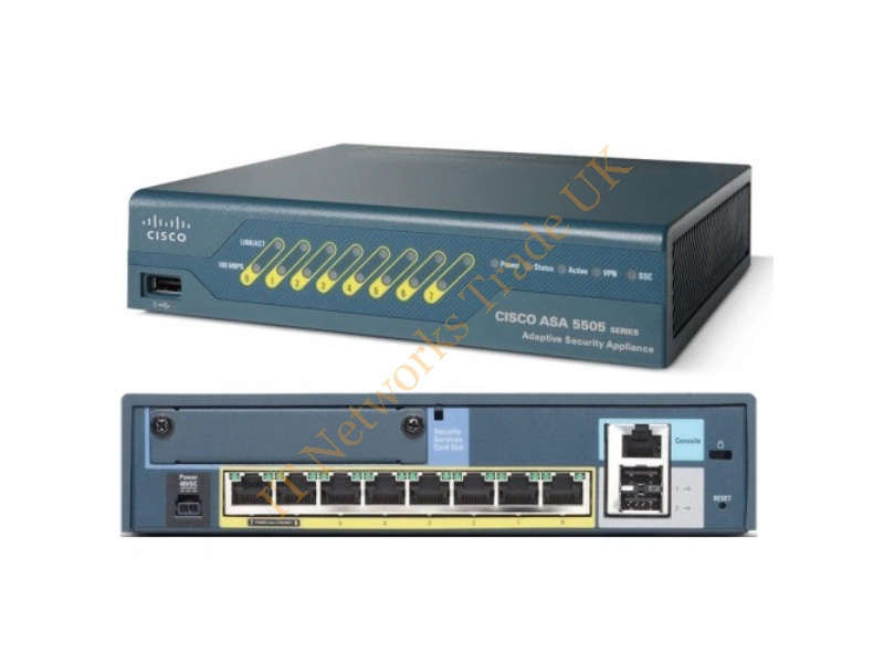 ASA5505-50-BUN-K8 Cisco ASA 5505 Firewall Edition Bundle Security Appliance Network And Security Firewall