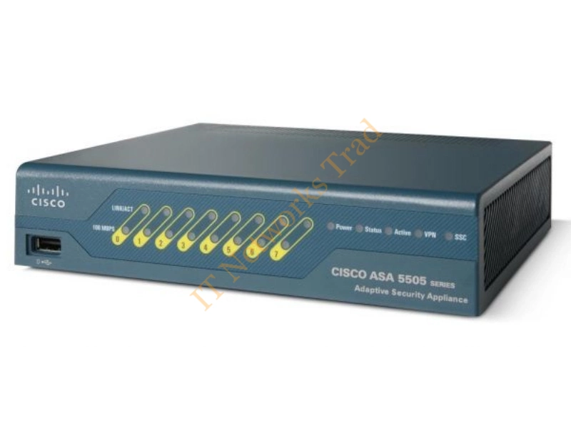 ASA5505-SEC-BUN-K9 Cisco ASA 5505 Firewall Edition Bundle Security Appliance