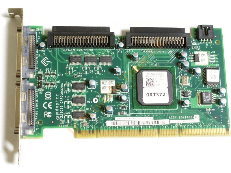 ASC-39320A Adaptec 39320A Dual-Channel PCI-X Ultra-320 SCSI Controller RAID Controller