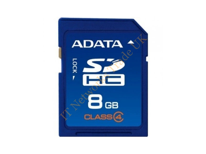 ASDH8GCL4-R ADATA 8GB Class 4 SDHC Flash Memory Card