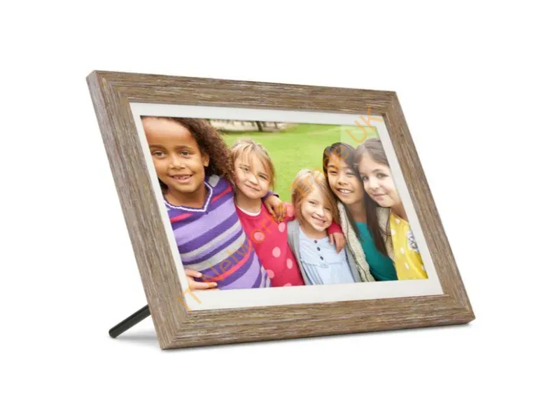 ASHDPF13F - Aluratek Ashdpf13F Digital Photo Frame Wood 13" Touchscreen Wi-Fi
