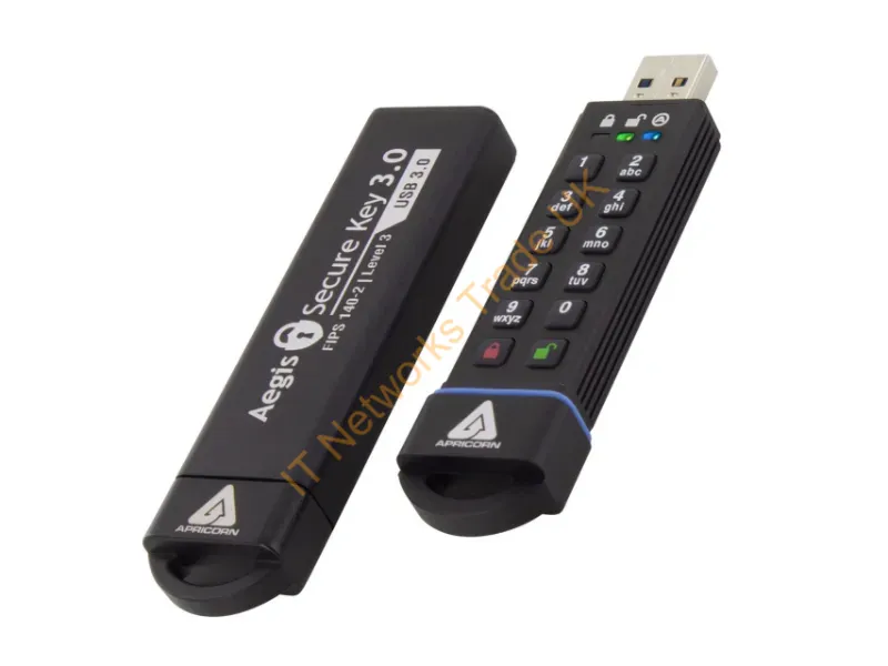 ASK3-16GB - Apricorn Ask3 Usb Flash Drive 16 Gb Usb Type-A 3.2 Gen 2 (3.1 Gen 2) Black