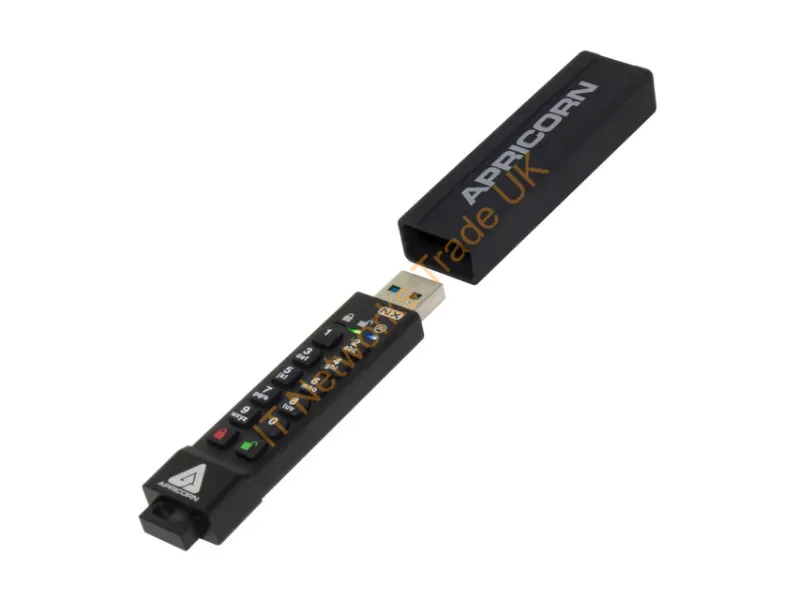 ASK3-NX-32GB - Apricorn Ask3 Usb Flash Drive 32 Gb Usb Type-A 3.2 Gen 1 (3.1 Gen 1) Black