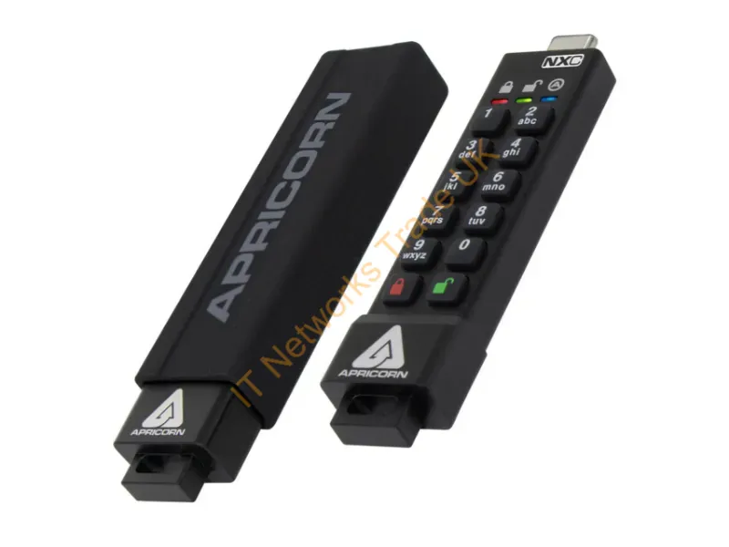ASK3-NXC-256GB - Apricorn Aegis Secure Key 3Nxc Usb Flash Drive 256 Gb Usb Type-A 3.2 Gen 1 (3.1 Gen 1) Black