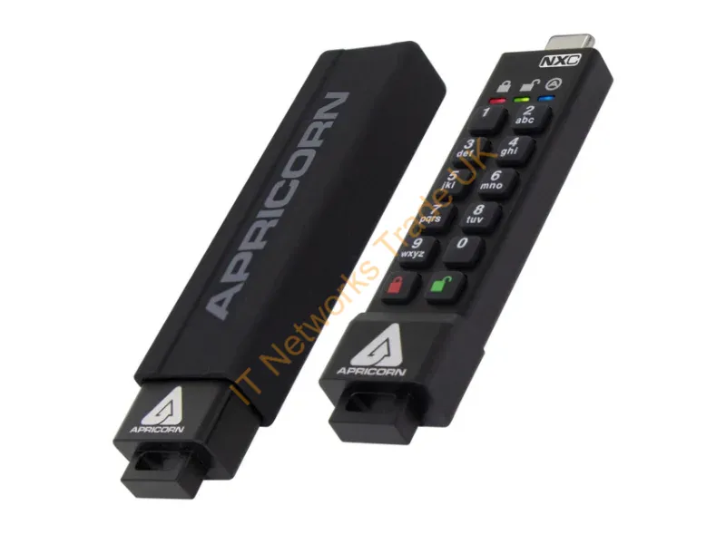 ASK3-NXC-64GB - Apricorn Aegis Secure Key 3Nxc Usb Flash Drive 64 Gb Usb Type-A 3.2 Gen 1 (3.1 Gen 1) Black