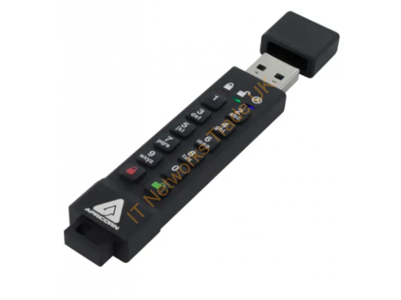 ASK3Z-64GB - Apricorn 64Gb Aegis Secure Key 3Z Usb Flash Drive Usb Type-A 3.2 Gen 1 (3.1 Gen 1) Black