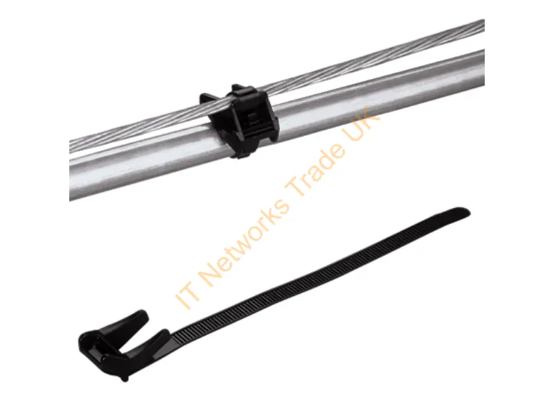 AST25-5-C100 - Panduit Ast25-5-C100 Cable Tie Polypropylene (Pp) Black 100 Pc(S)