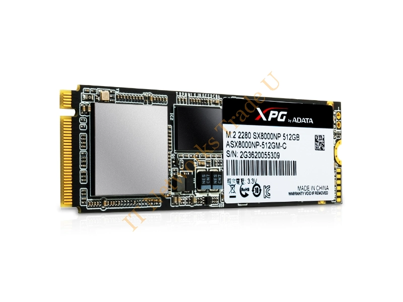 ASX8000NP-256GM-C - XPG SX8000 PCIe Gen3x4 SSD 256GB Solid State Drives