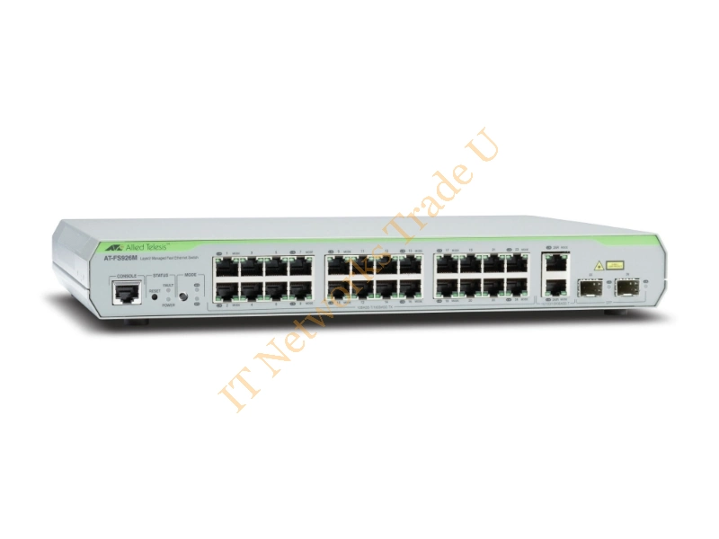 AT-FS926M-50 - Allied Telesis AT-FS926M-50 Managed network switch L2 Fast Ethernet (10/100) 1U Grey