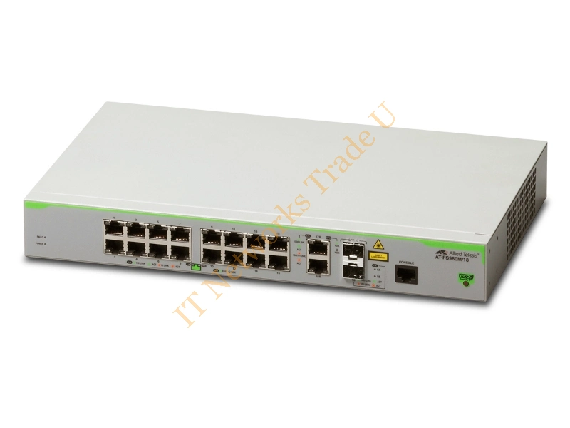 AT-FS980M/18-50 - Allied Telesis AT-FS980M/18-50 Managed Fast Ethernet (10/100) Grey Network Switch