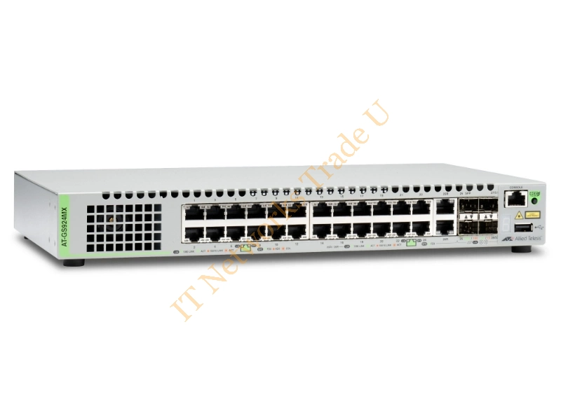 AT-GS924MX-50 - Allied Telesis AT-GS924MX-50 Managed network switch L2 Gigabit Ethernet (10/100/1000) Grey