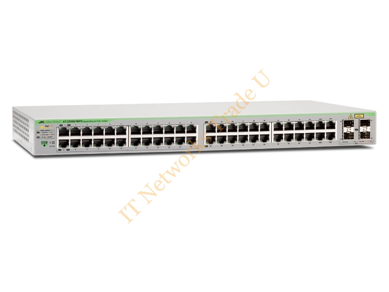AT-GS950/48PS-50 - Allied Telesis AT-GS950/48PS-50 Gigabit Ethernet (10/100/1000) Power over Ethernet (PoE) Grey Network Switch