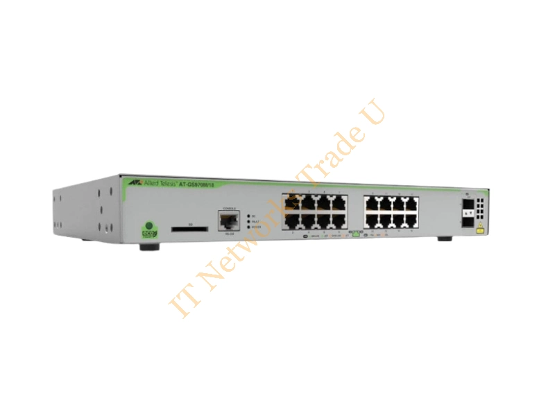 AT-GS970M/18-50 - Allied Telesis AT-GS970M/18-50 Managed L3 Gigabit Ethernet (10/100/1000) 1U Grey Network Switch