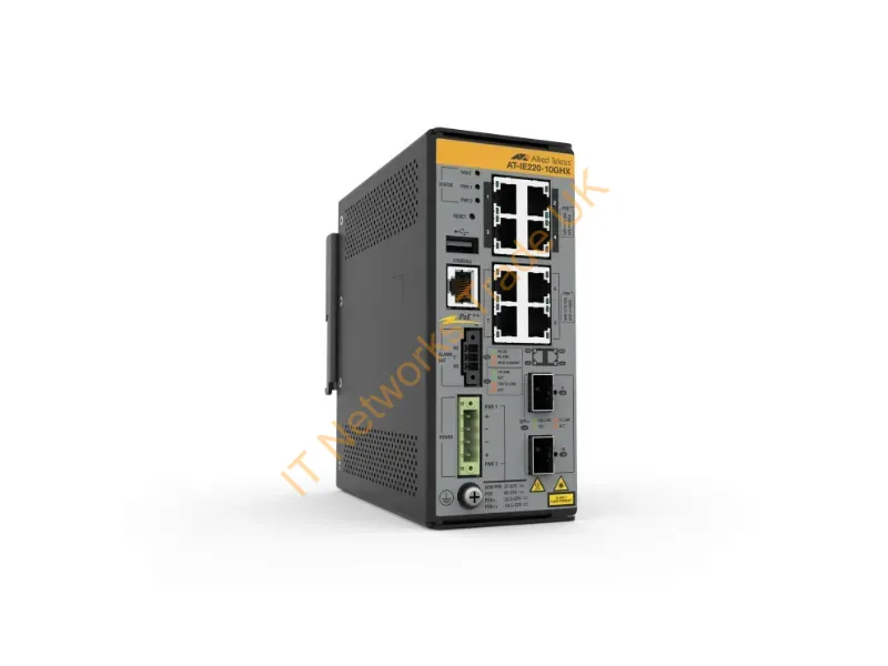 AT-IE220-10GHX-80 - Allied Telesis Ie220-10Ghx Managed L2 Gigabit Ethernet (10/100/1000) Power Over Ethernet (Poe) Gray