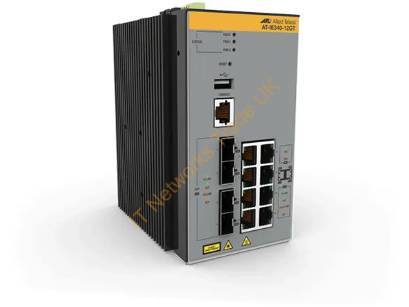 AT-IE340-12GT-80 - Allied Telesis At-Ie340-12Gt-80 Managed L3 Gigabit Ethernet (10/100/1000) Gray