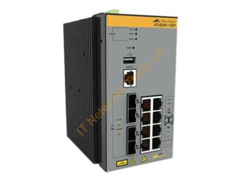 AT-IE340-12GT-980 - Allied Telesis At-Ie340-12Gt-980 Network Switch Managed L3 Gigabit Ethernet (10/100/1000) Gray