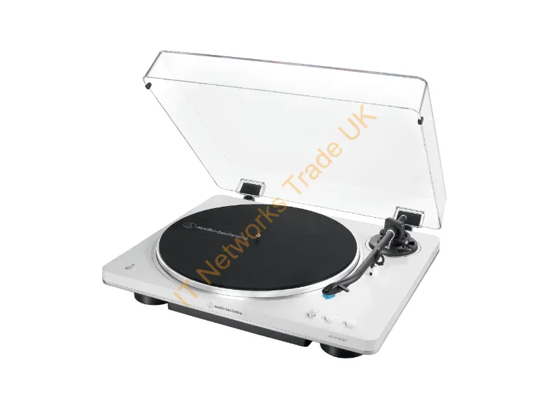 AT-LP70XBTWS - Audio-Technica AT-LP70XBT Belt-drive audio turntable Silver, White Fully automatic
