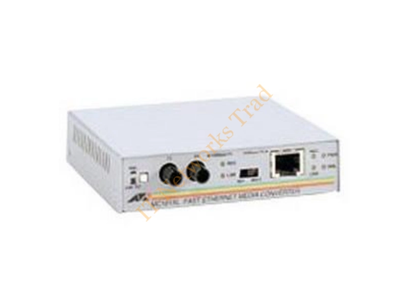 AT-MC101XL-30 Allied Telesis Fast Ethernet 100Base-TX to 100Base-FX (ST) Multi-Mode Fibre 2km Stand-Alone Media Converter