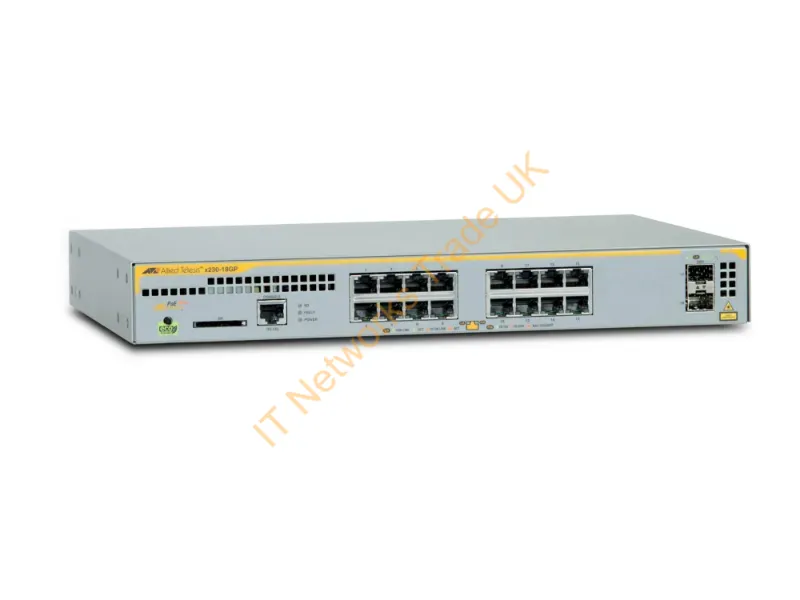 AT-X230-18GP-50 - Allied Telesis AT-x230-18GP-50 Managed network switch L2+ Gigabit Ethernet (10/100/1000) Power over Ethernet (PoE) Grey