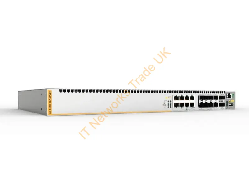 AT-X550-18XSPQM-10 - Allied Telesis X550-18Xspqm Managed L2 10G Ethernet (100/1000/10000) Power Over Ethernet (Poe) 19U Silver