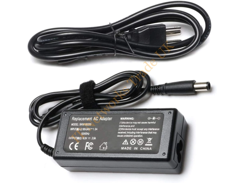 AU155AA HP Smart Travel AC Adapter (with USB Port) for Workstation Thin Client PC Notebook 65-Watts 19.5V DC 5V DC Power Adapter