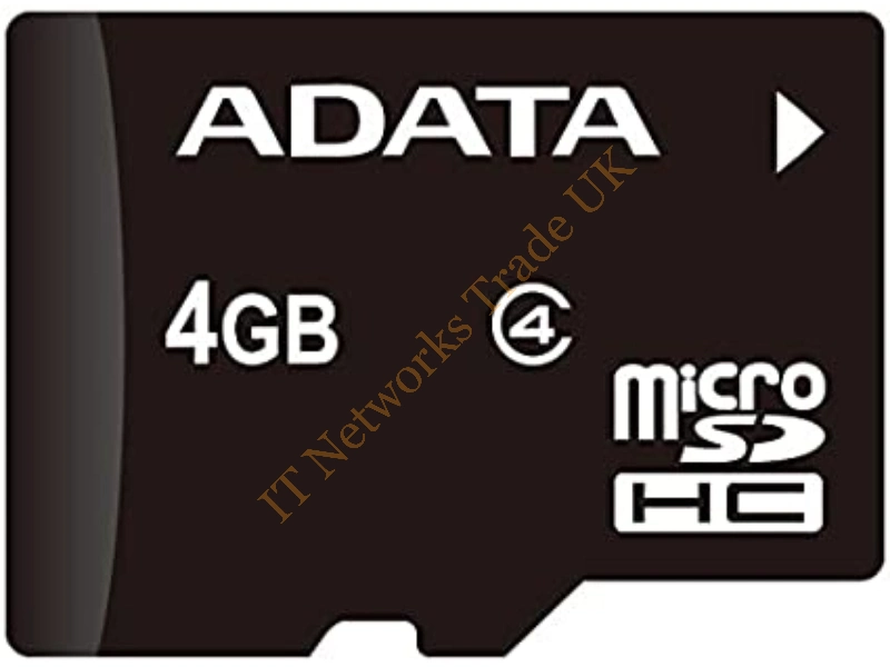 AUSDH4GCL4-RA1 ADATA 4GB Class 4 microSDHC Flash Memory Card