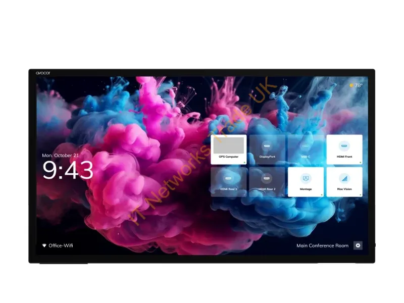 AVH-7520 - Avocor Technologies H20 75In 4K Interactive Display