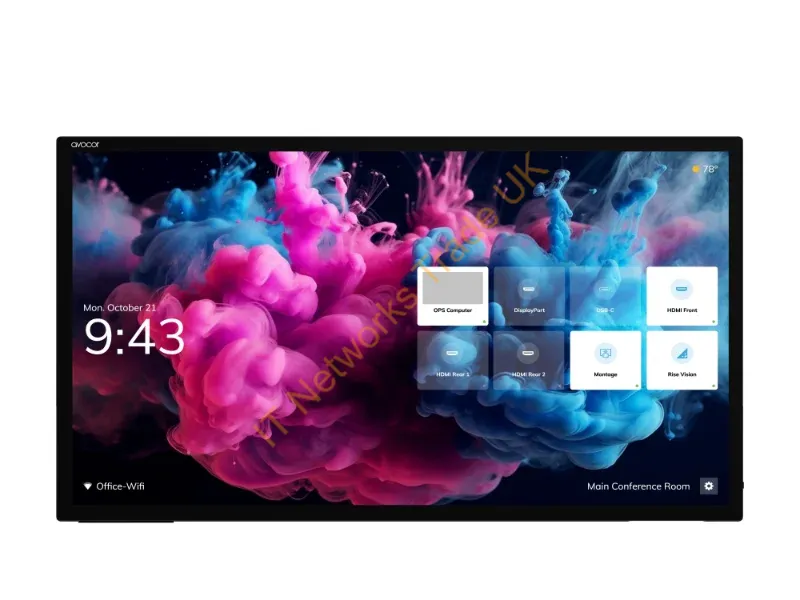 AVH-8620 - Avocor Technologies H20 86In 4K Interactive Display