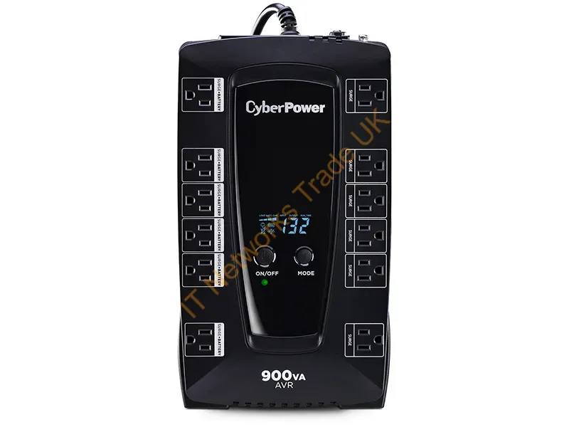 AVRG900LCD - Cyberpower Avrg900Lcd Uninterruptible Power Supply (Ups) Line-Interactive 0.9 Kva 480 W 12 Ac Outlet(S)