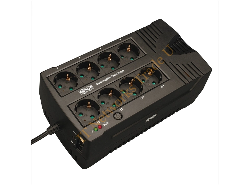 AVRX750UD - Tripp Lite AVR Series 230V 750VA 450W Ultra-Compact Line-Interactive UPS with USB port, CEE7/7 Schuko Outlets