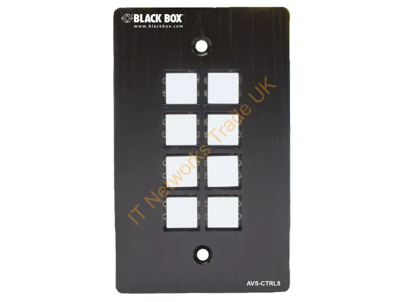 AVS-CTRL8 - Black Box Avs-Ctrl8 Push-Button Panel