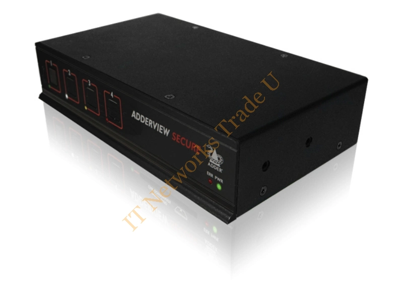 AVSD1004 - ADDER ADDERView Secure Digital Black Network KVM Switch