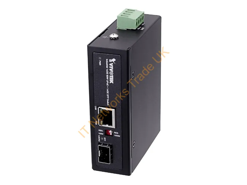 AW-IHU-0200 - Vivotek Aw-Ihu-0200 Gigabit Ethernet (10/100/1000) Power Over Ethernet (Poe) Black, Green