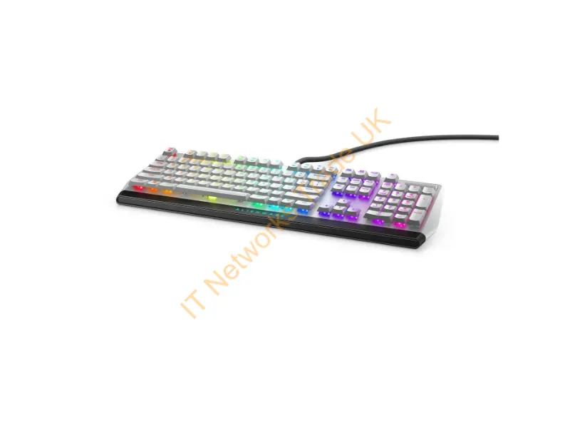 AW510K-W-WW - DELL Alienware AW510K Keyboard backlit USB key switch: CHERRY MX Low Profile Red lunar light for Alienware Area-51, Aurora, Aurora R10, Aurora R9, M15, M17, G5 5090, XPS 8940