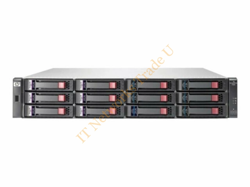 AW596A HP StorageWorks P2000 G3 SAN Hard Drive Array RAID Supported 12 x Total Bays Gigabit Ethernet Network (RJ-45) iSCSI 2U Network Storage System