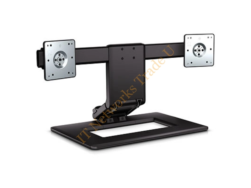 AW664AA#AC3 - HP Adjustable Dual Display Stand 24" Black Monitor Accessory