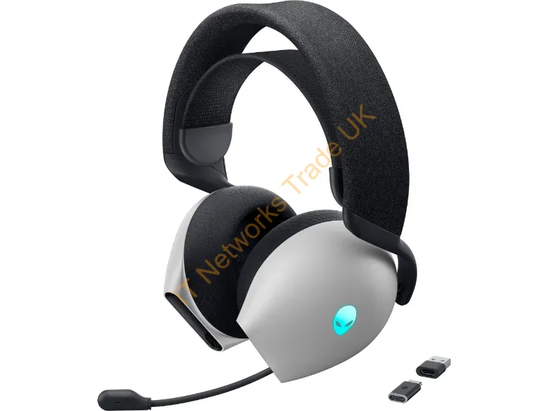 AW725H-W-DEAM - Alienware AW725H Headset Wired & Wireless Head-band Gaming USB Type-C Bluetooth Black, White