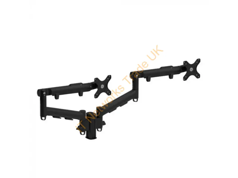 AWMS-2-D13-F-B - Atdec Awms-2-D13-F-B Monitor Mount / Stand 27" Black Desk