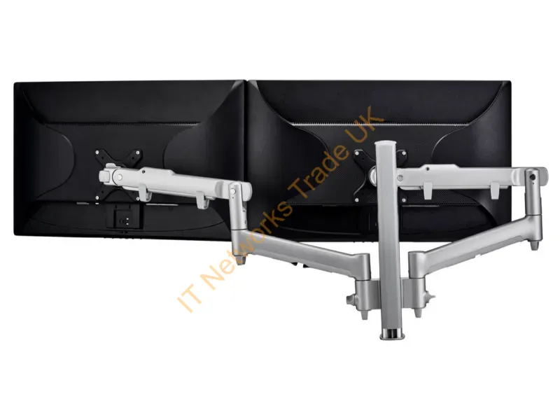 AWMS-2-D40-F-S - Atdec Awms-2-D40-F-S Monitor Mount / Stand 27" Silver Desk