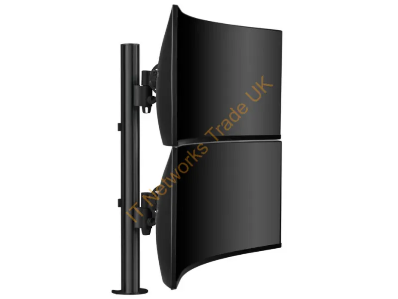AWMS-2-LTH75-H-B - Atdec Awms-2-Lth75-H-B Monitor Mount / Stand Black Desk