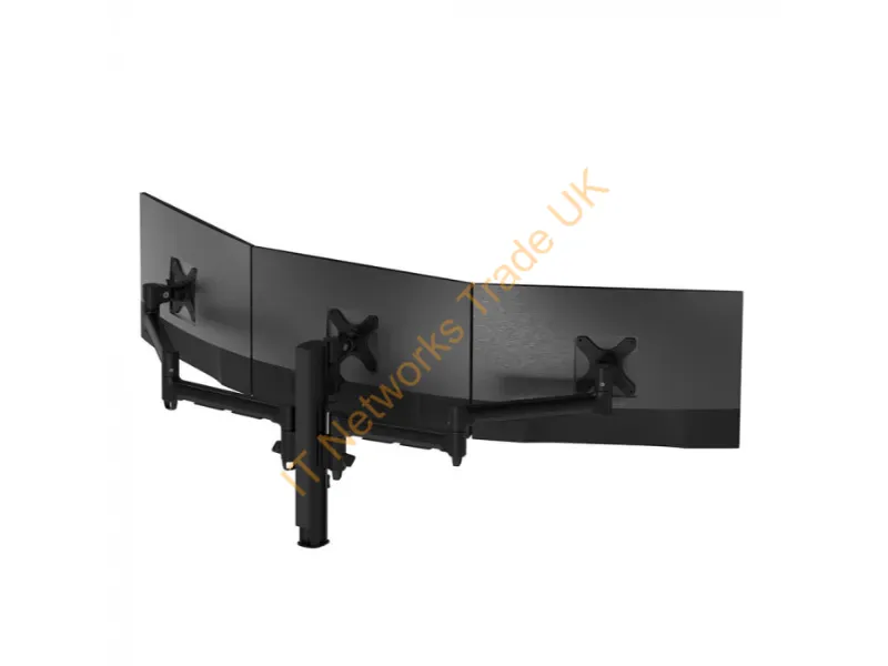 AWMS-3-13714-F-B - Atdec Awms-3-13714-F-B Monitor Mount / Stand 27.96" Black Desk